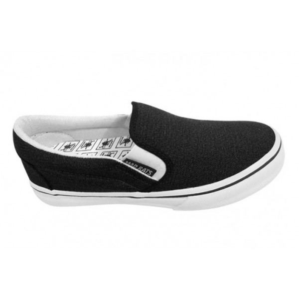 Tênis Mad Rats Slip On - Black/ Preto - Preto